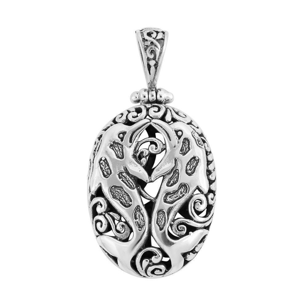 Sterling Silver Dolphin Pendant 8.2 Grams